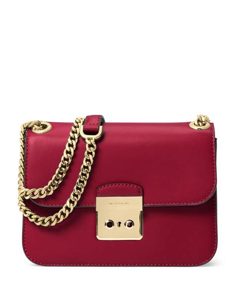 michael kors sloan editor red|michael kors sloan editor.